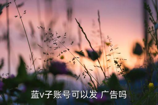 企业认证可以接广告吗