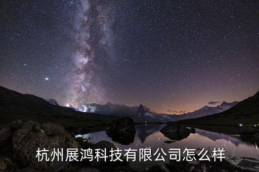  杭州展鸿科技有限公司怎么样