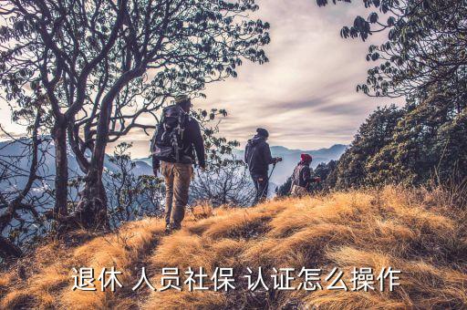  退休 人员社保 认证怎么操作