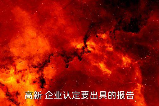 南山高新技术企业认证审计,高新技术企业专项审计报告模板