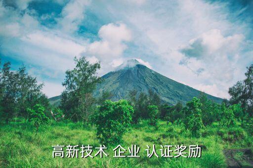 高新技术 企业 认证奖励
