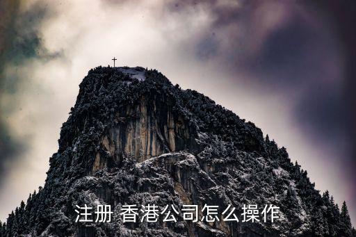 注册 香港公司怎么操作