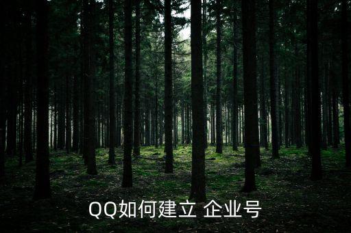 QQ如何建立 企业号