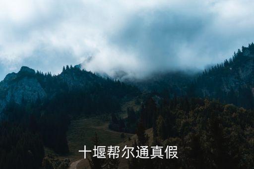  十堰帮尔通真假