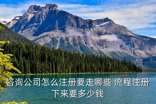 咨询公司怎么注册要走哪些 流程注册下来要多少钱