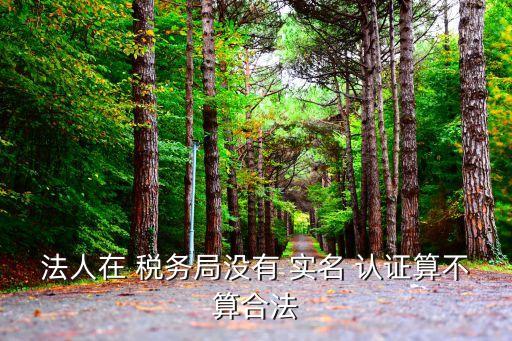 法人在 税务局没有 实名 认证算不算合法