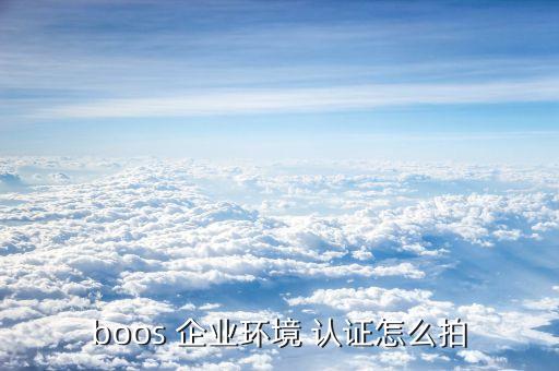 企业认证BOSS直聘,Boss直聘怎么更改实名认证