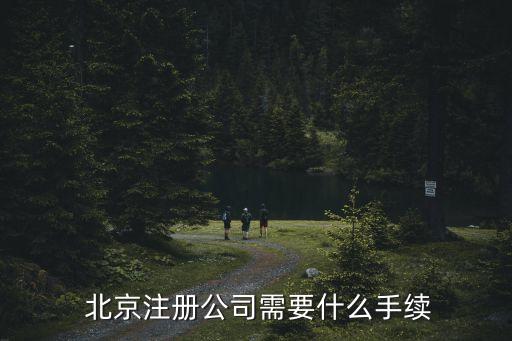  北京注册公司需要什么手续