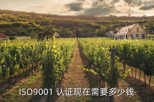ISO9001 认证现在需要多少钱