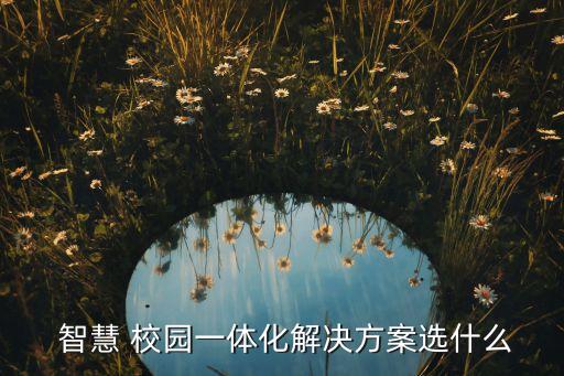  智慧 校园一体化解决方案选什么