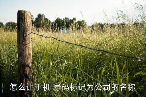 企业号码标识认证,微信企业认证后会有什么标识?