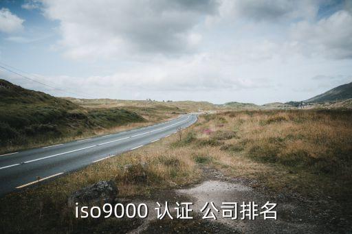 iso9000 认证 公司排名