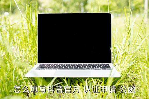 怎么填写抖音官方 认证申请 公函