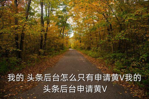 头条号企业认证加黄v吗,今日头条企业认证需要什么资料