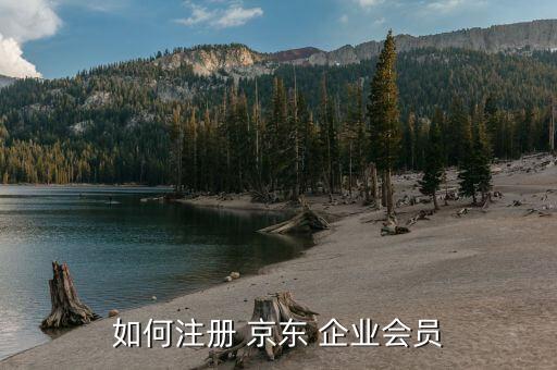 如何注册 京东 企业会员