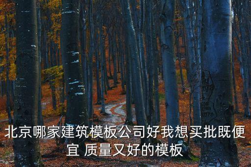 北京哪家建筑模板公司好我想买批既便宜 质量又好的模板