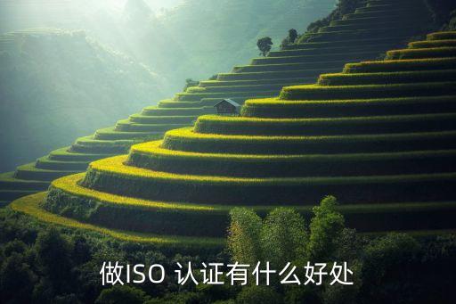 做ISO 认证有什么好处