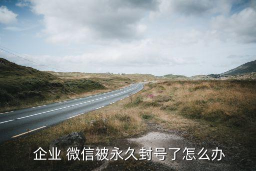  企业 微信被永久封号了怎么办
